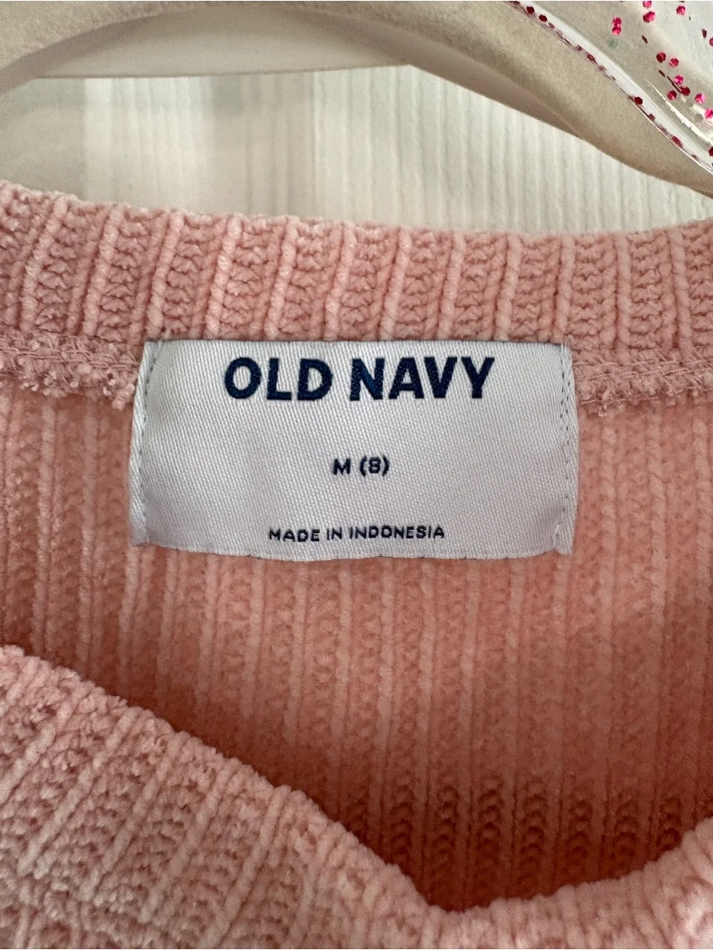 Old Navy Ribbed Cropped Top - Light Pink
